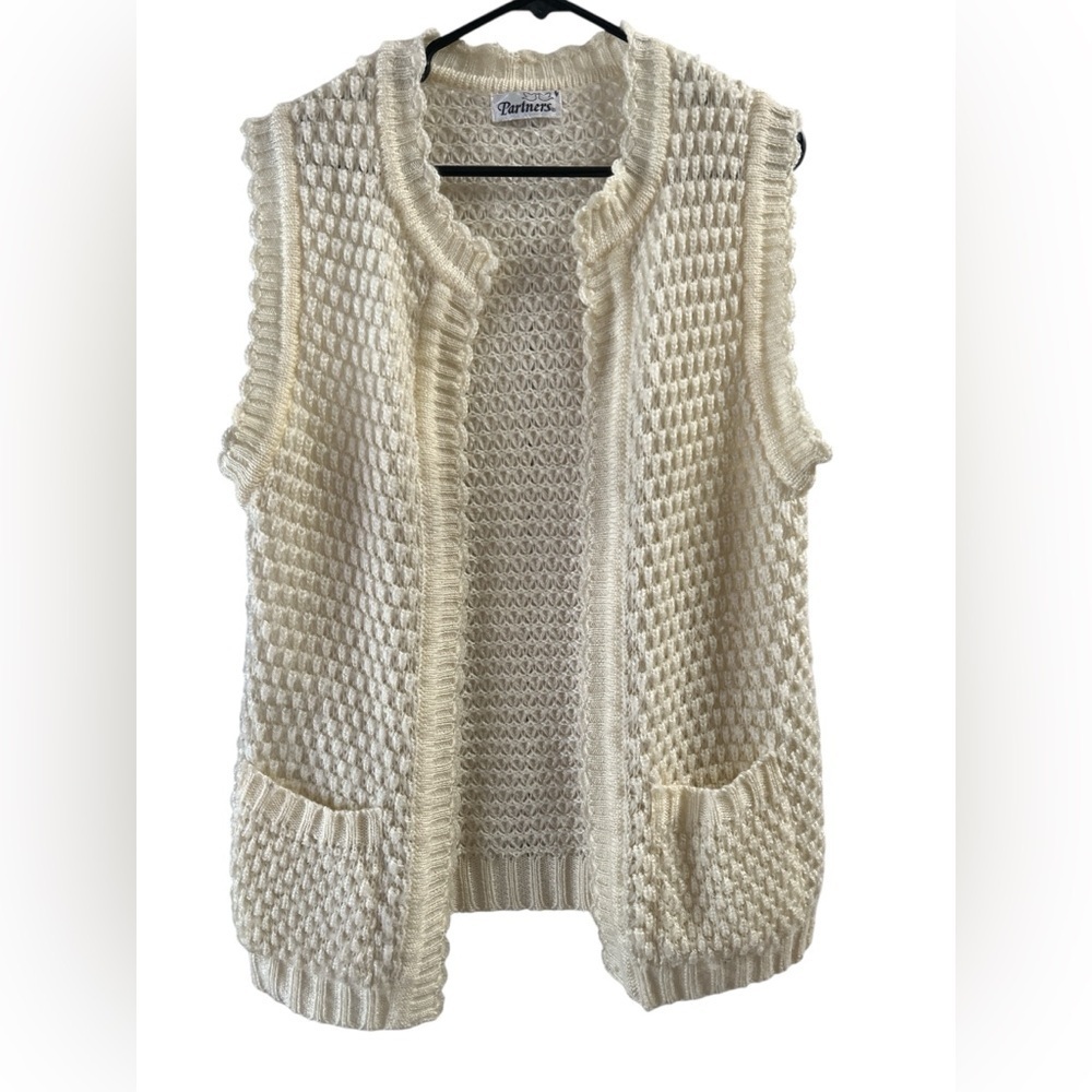 Vintage cottage core knit sweater cardigan